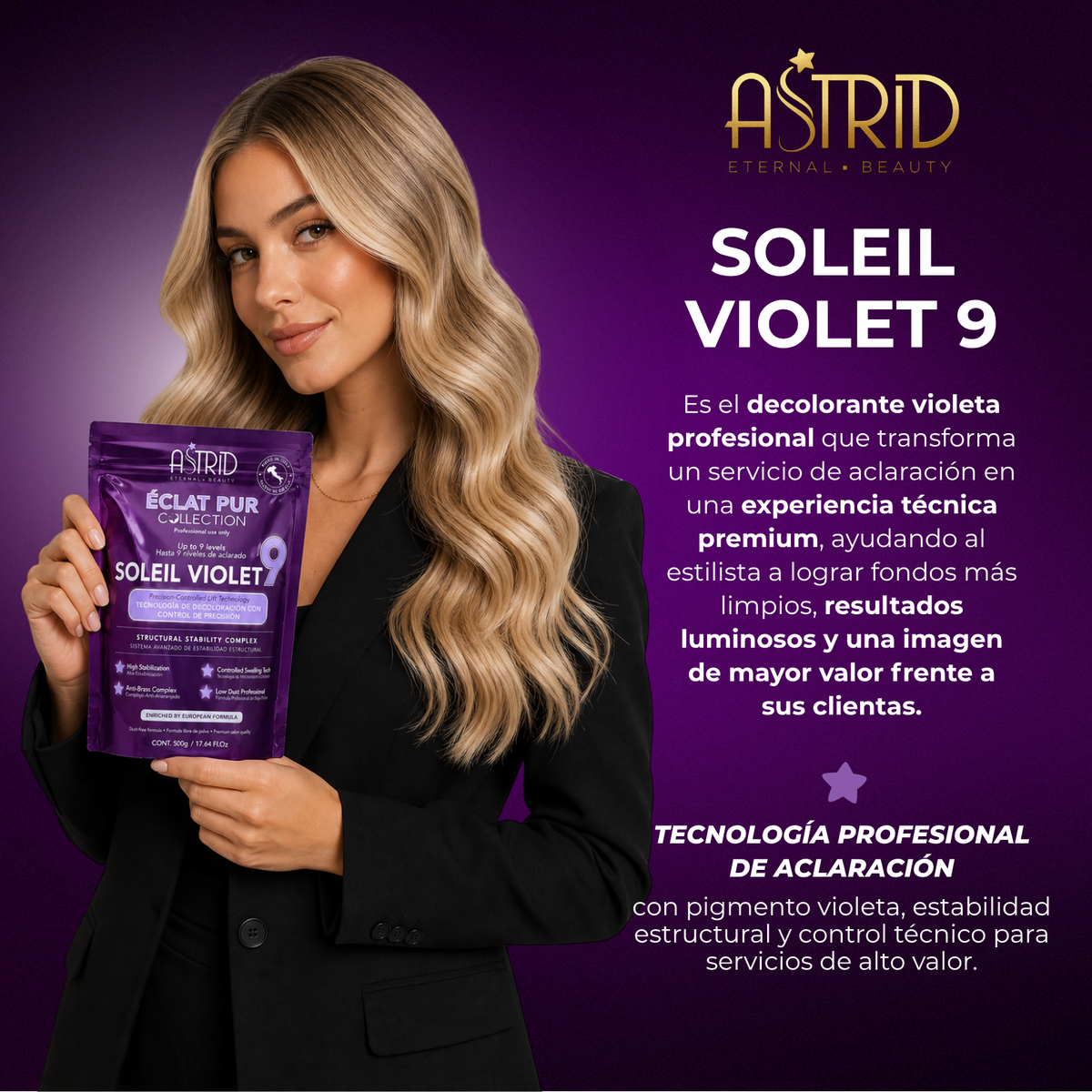 Soleil Violet 9 Bleach by Astrid