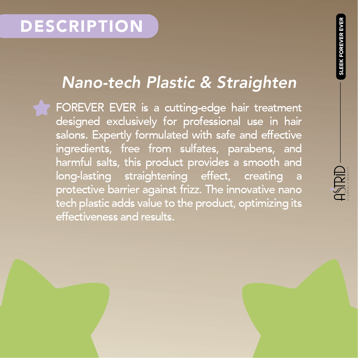 Nanoplasty Sleek Forever Ever 500ml by Astrid