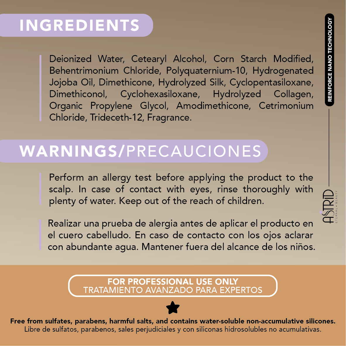 Maintenance Mask Reinforce Nanoplasty 250g by Astrid