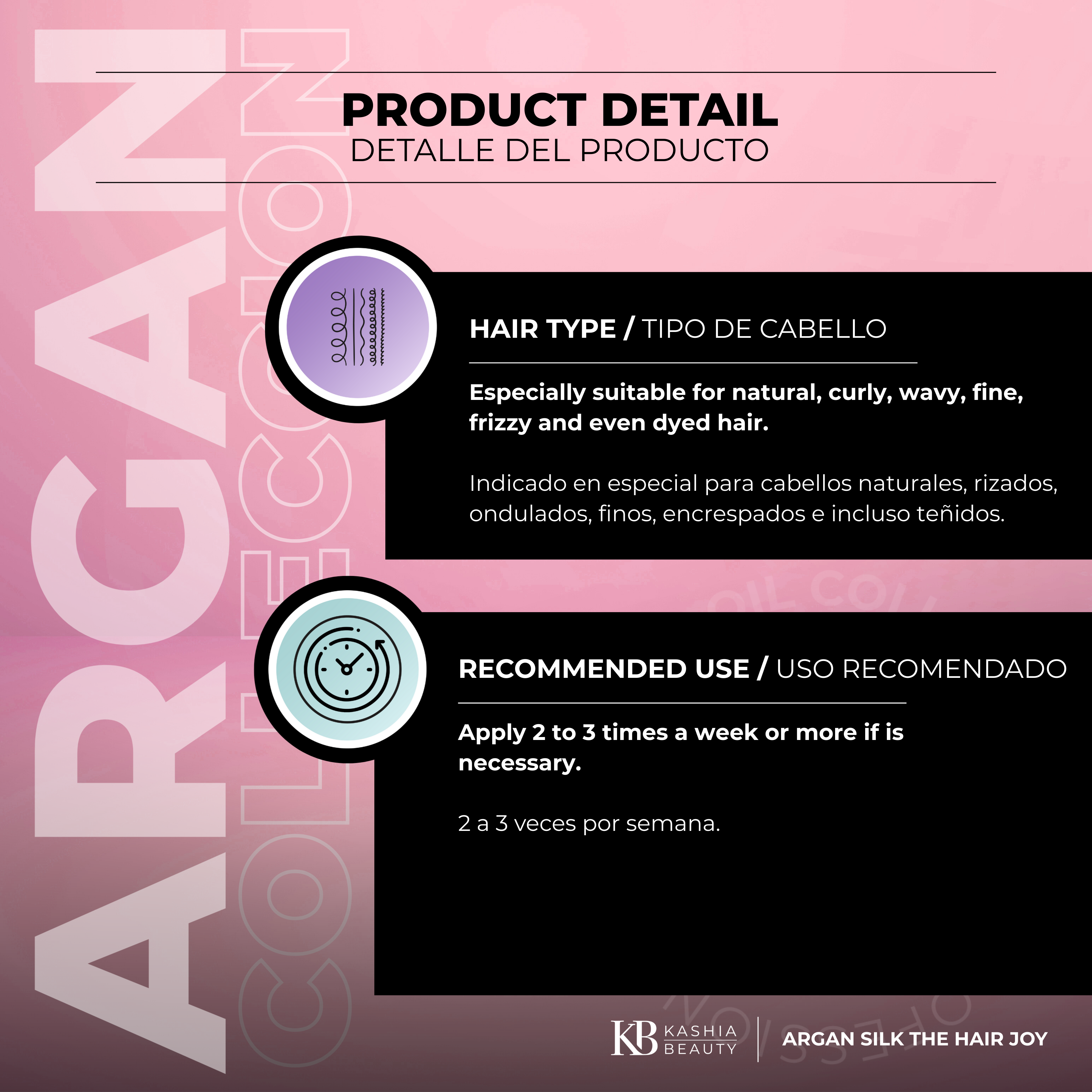 Argan Silk The Hair Joy 60ml by Kashia Beauty
