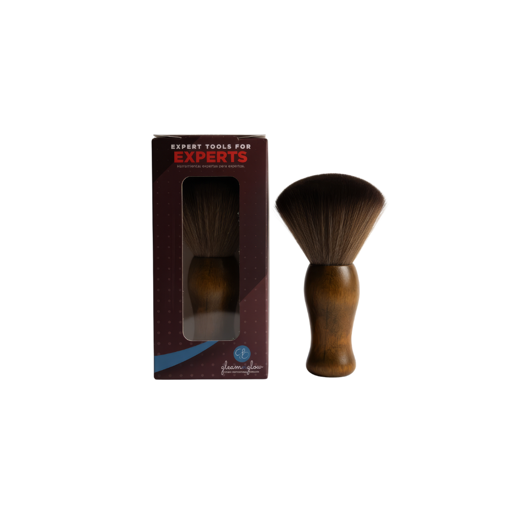 Clean Pro Boar Bristle Neck Brush by Gleamnglow