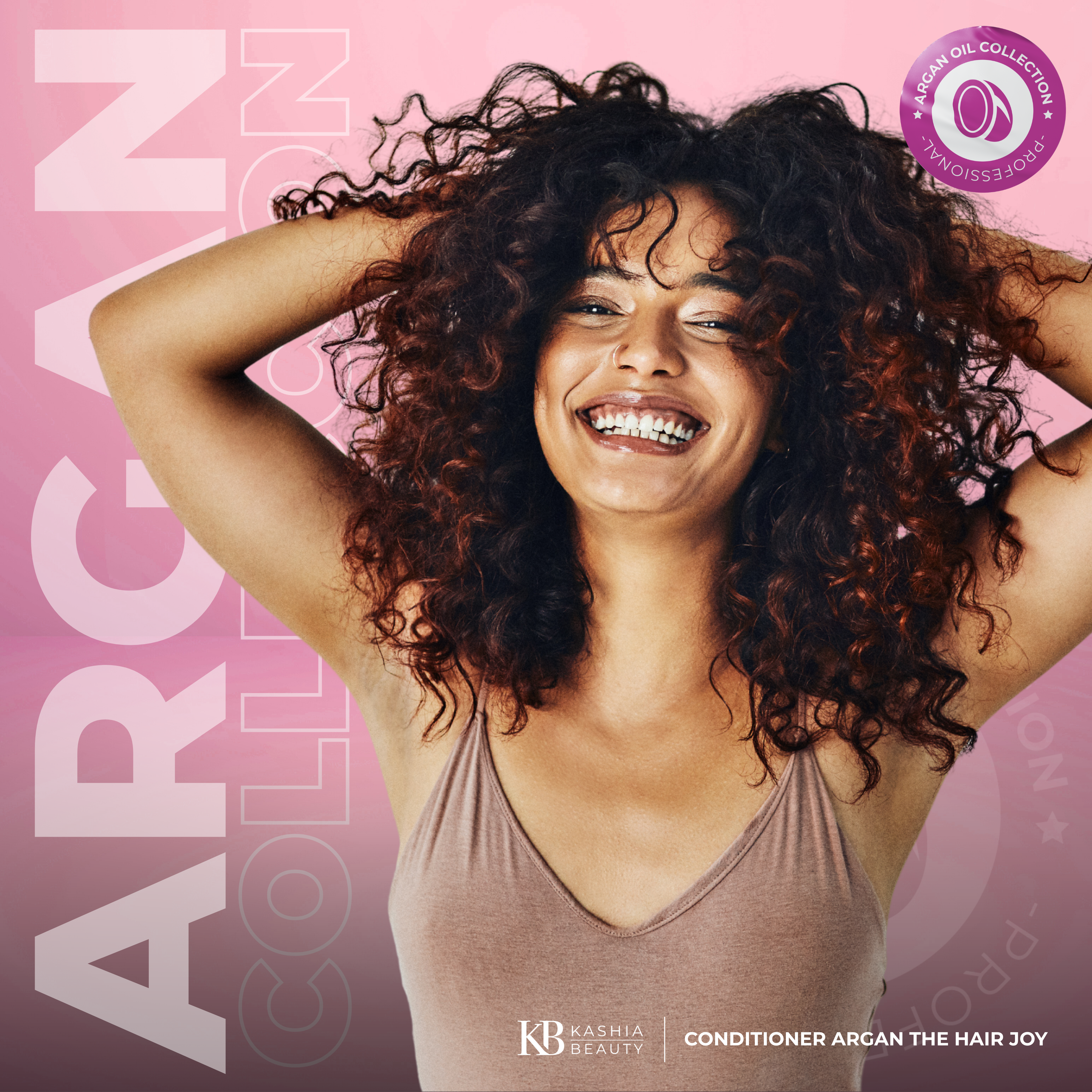 Shampoo and Conditioner Argan The Hair Joy Argan 500ml by Kashia Beauty