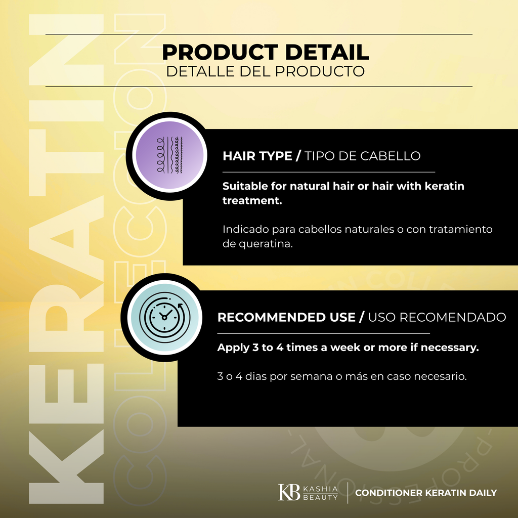 Conditioner Keratin Daily 500ml by Kashia Beauty