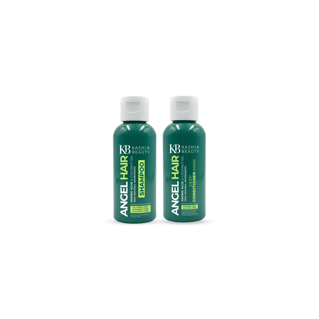 Duo Travel Shampoo and Conditioner Aminoacid and Coconut 60ml by Kashia Beauty