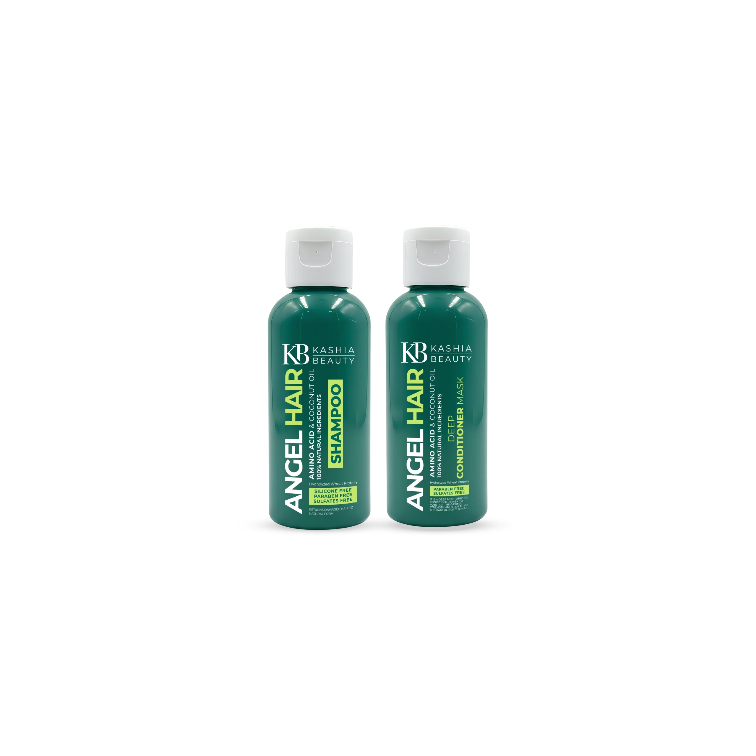 Duo Travel Shampoo and Conditioner Aminoacid and Coconut 60ml by Kashia Beauty