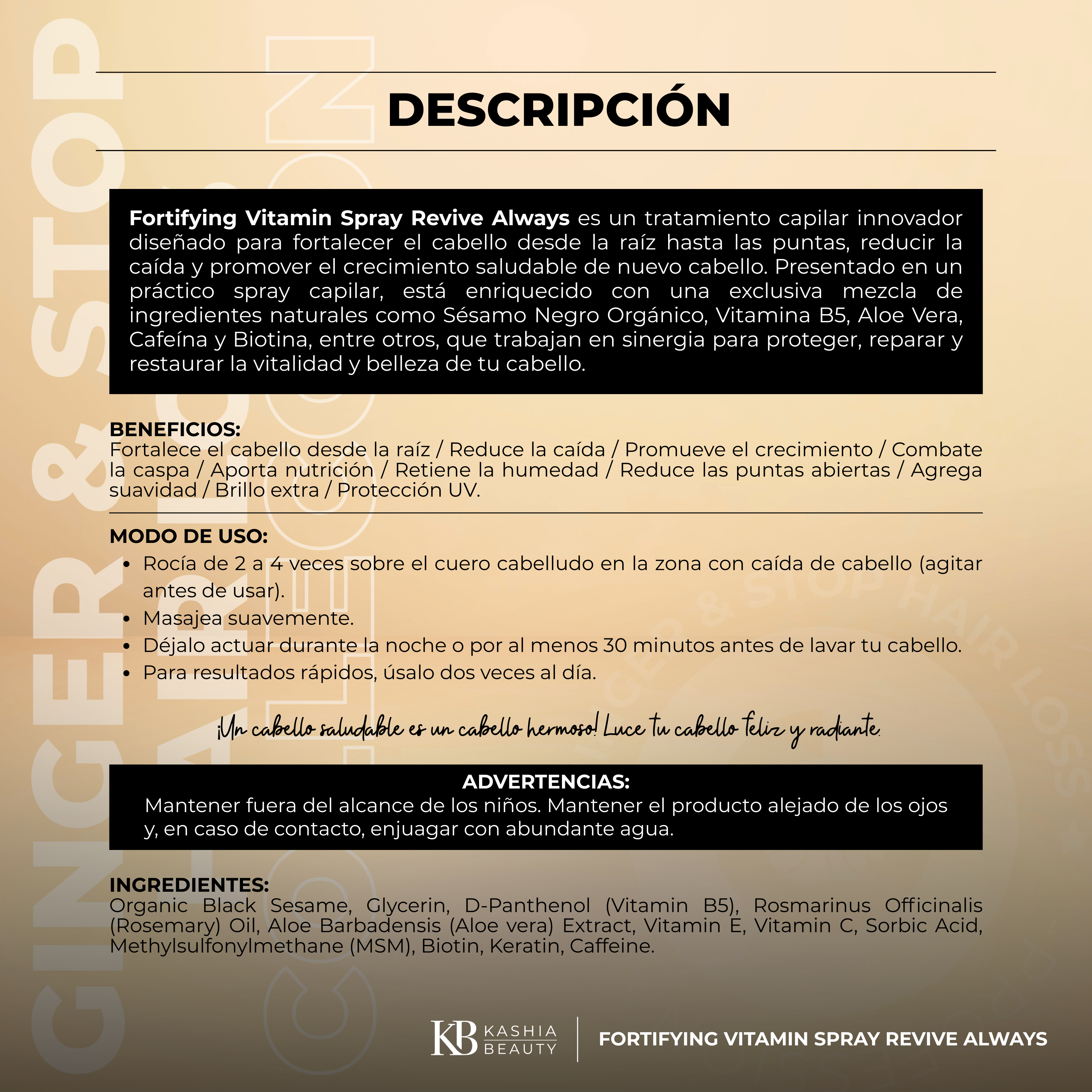 Shampoo Dandruff Victory Power 300ml by Kashia Beauty