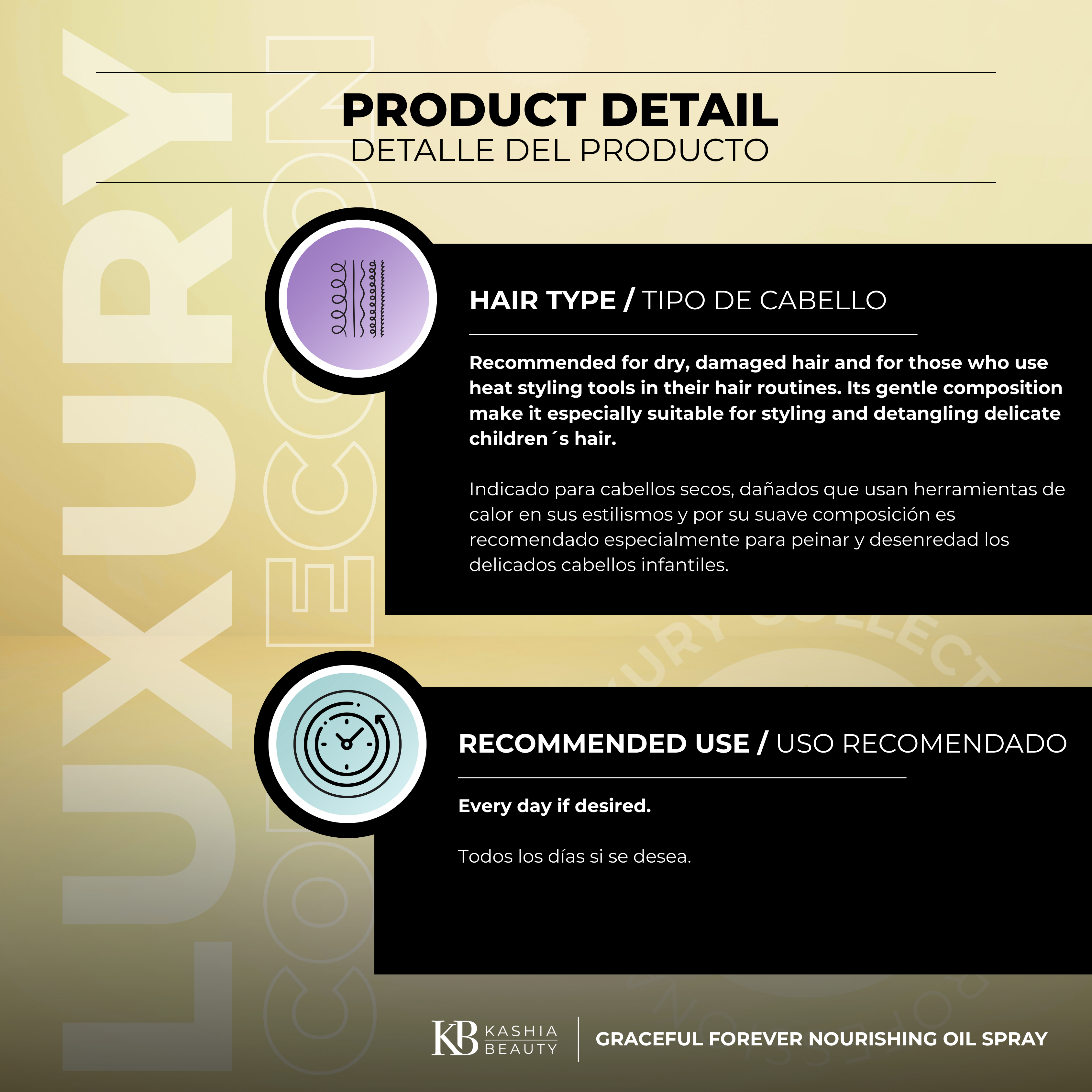 Graceful Forever Nourishing Oil Spray 285ml by Kashia Beauty