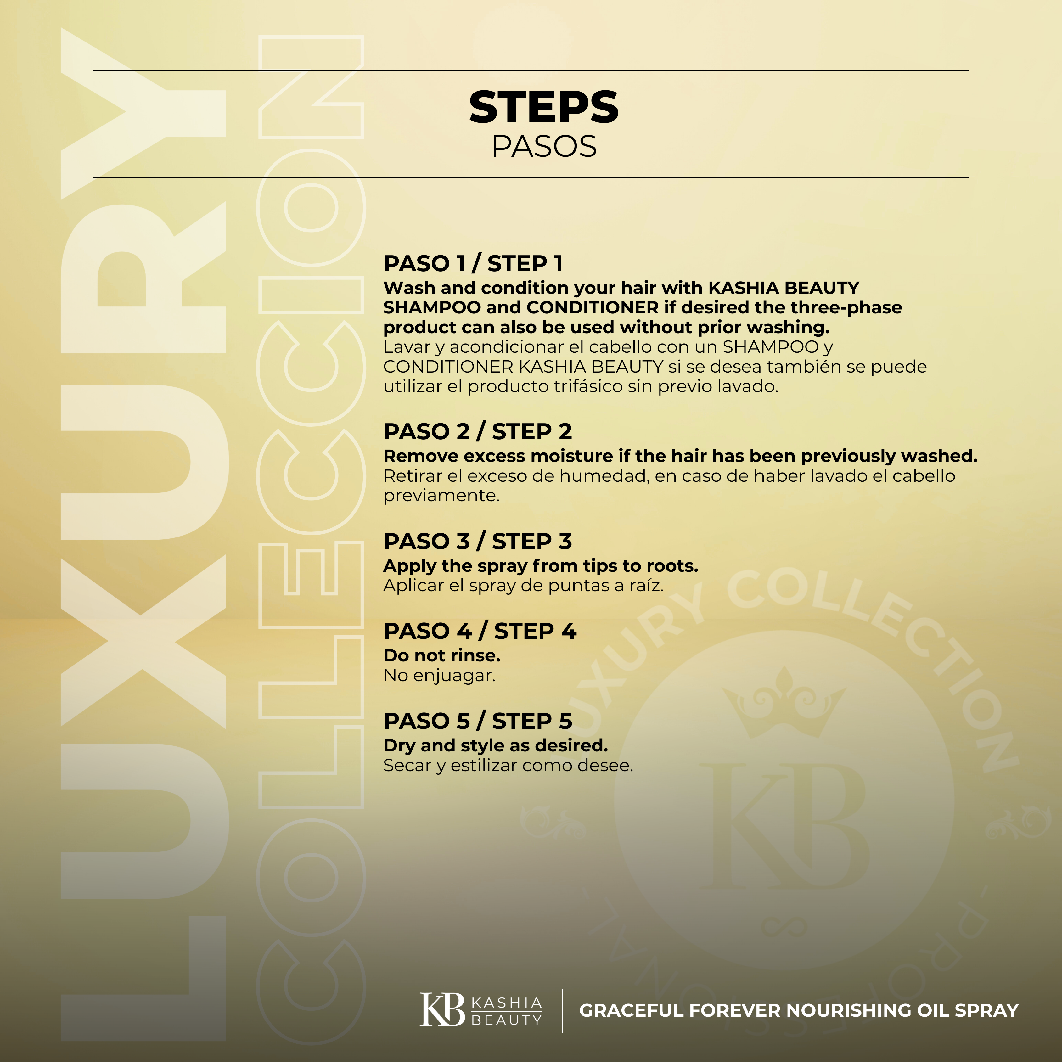 Graceful Forever Nourishing Oil Spray 50ml by Kashia Beauty