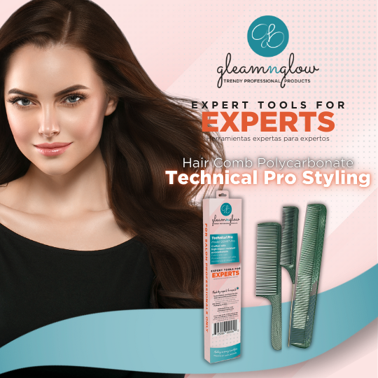 Hair Comb Polycarbonate Technical Pro Styling by Gleamnglow