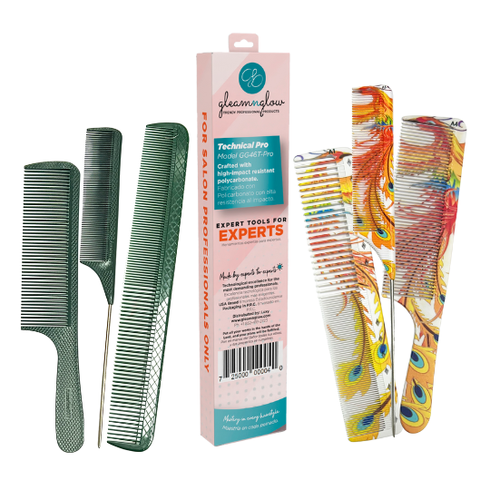 Hair Comb Polycarbonate Technical Pro Styling by Gleamnglow