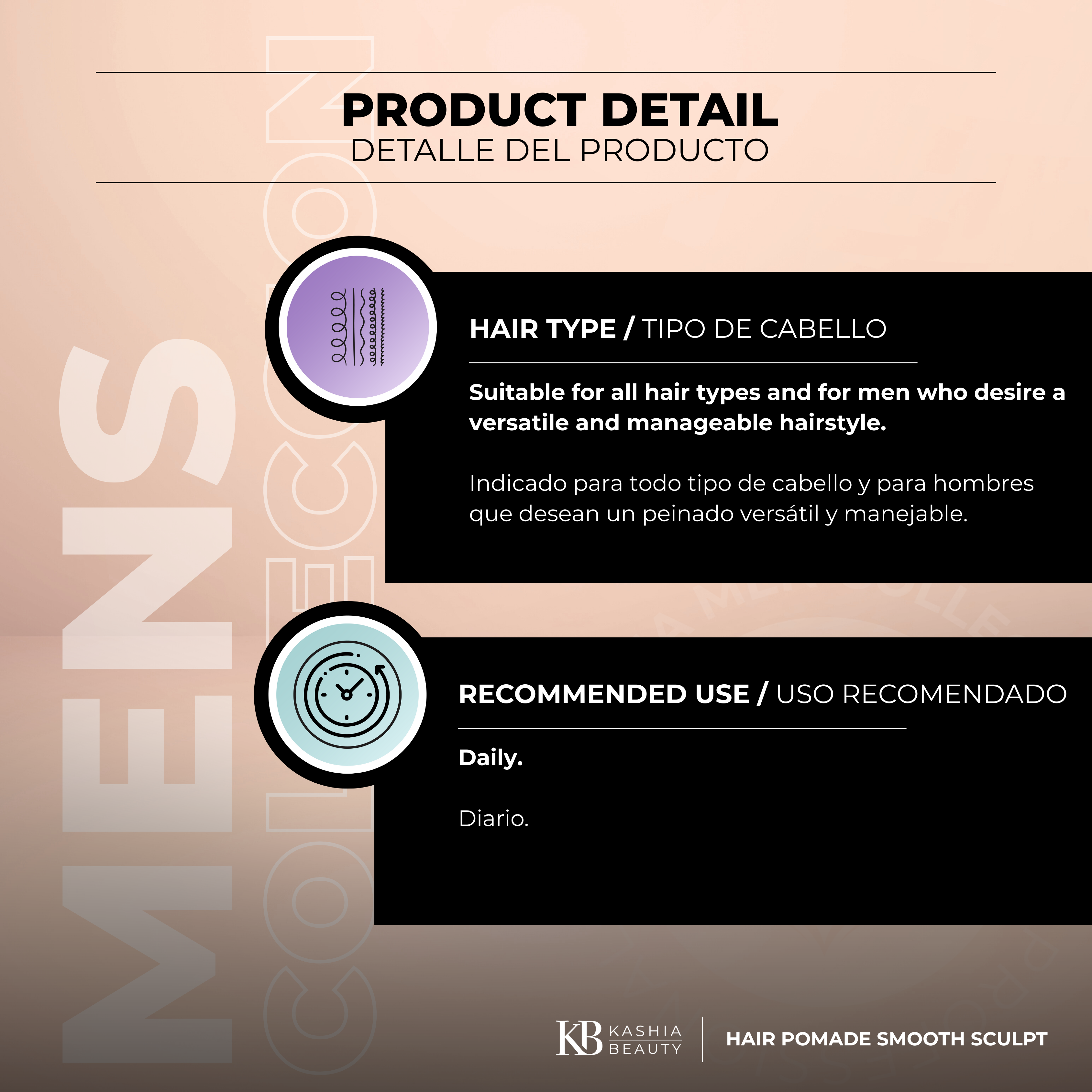 Hair Pomade Smooth Sculpt 100g by Kashia Beauty