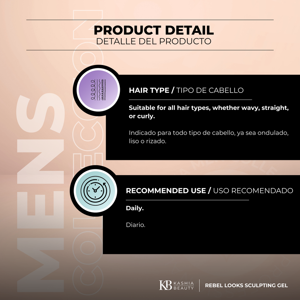 Hair Sculpting Gel Rebel Looks 500g by Kashia Beauty