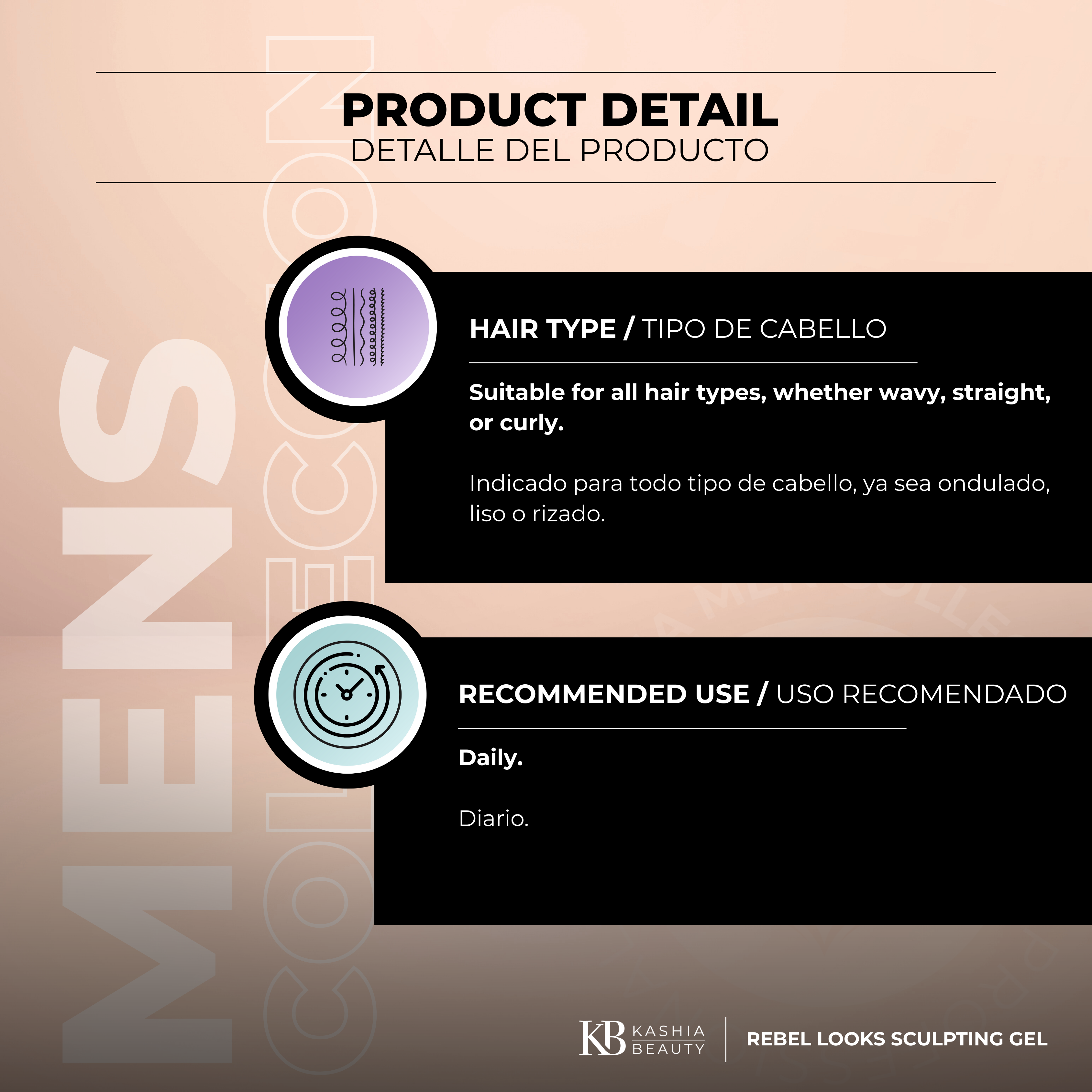 Hair Sculpting Gel Rebel Looks 500g by Kashia Beauty