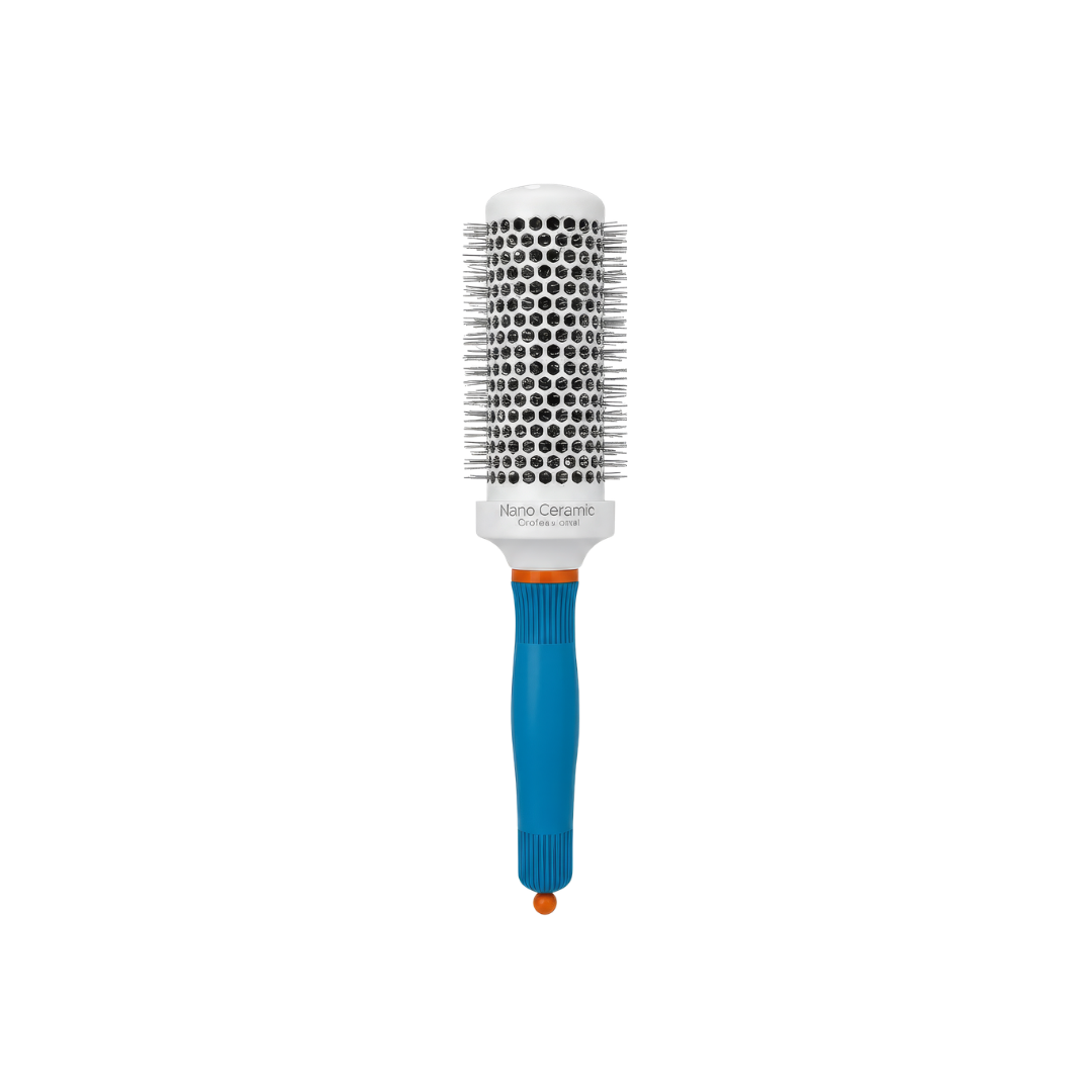 Hair Brush with Nylon Bristle Frizz Free Flow by Gleamnglow