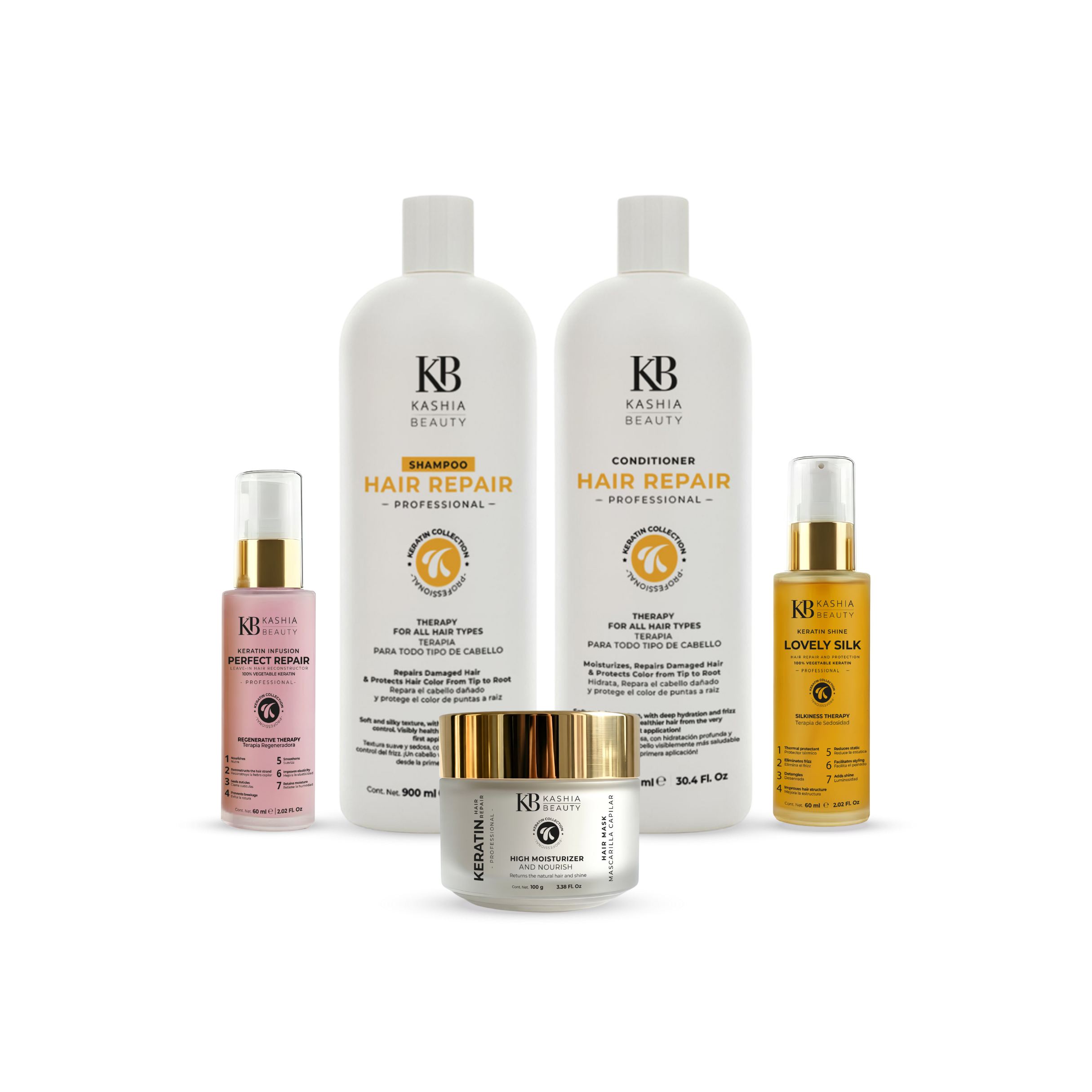 Hair Repair Keratin Kit by Kashia Beauty