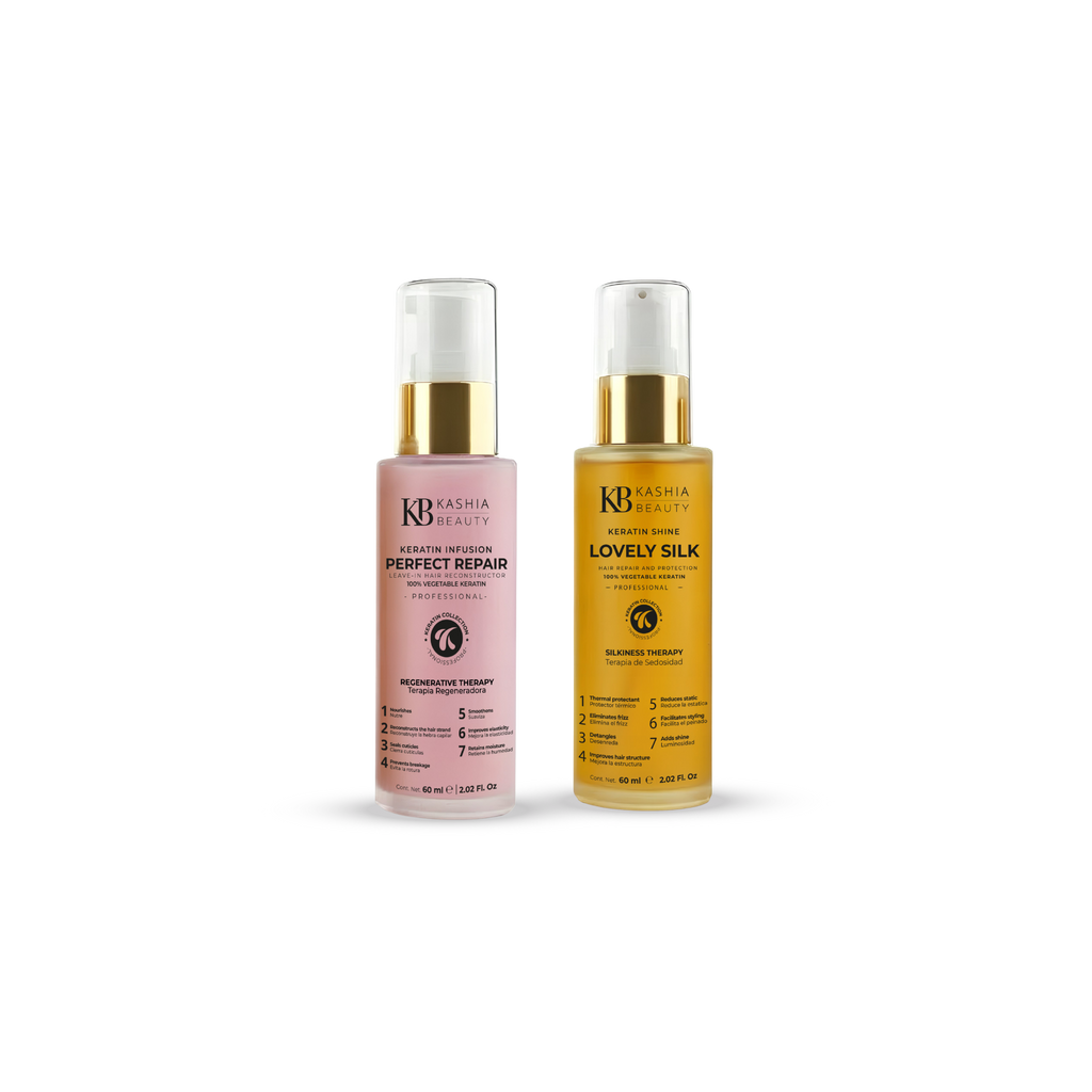 Infusión Hair Repair and Keratin Shine Lovely Silk by Kashia Beauty