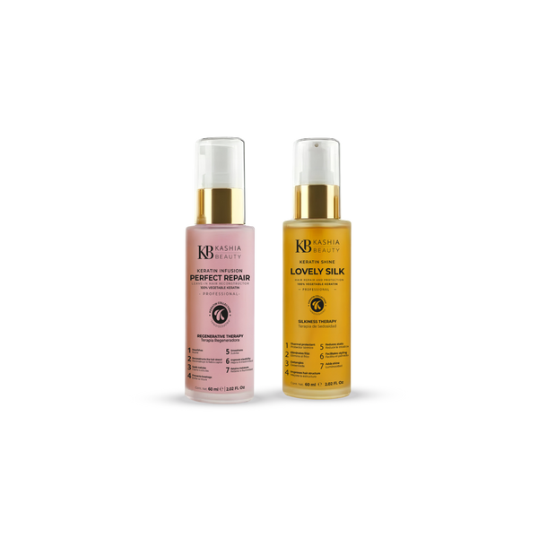 Infusión Hair Repair and Keratin Shine Lovely Silk by Kashia Beauty