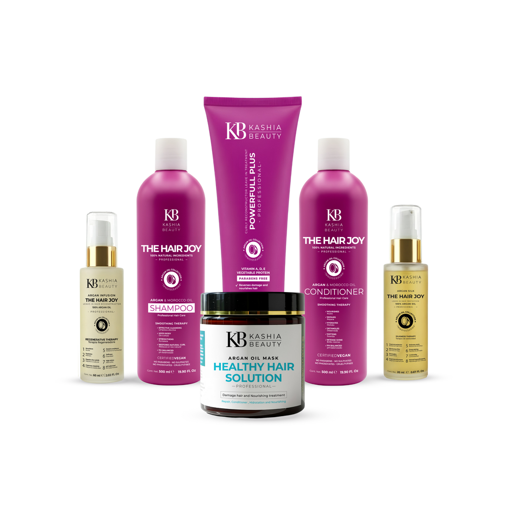 Kit Curls Collection With Argan Oil by Kashia Beauty