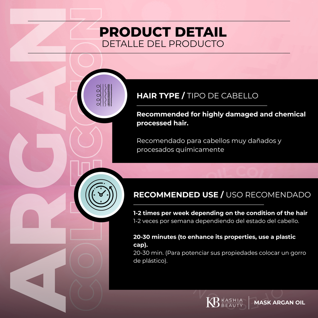 Mask Argan Oil 500g by Kashia Beauty