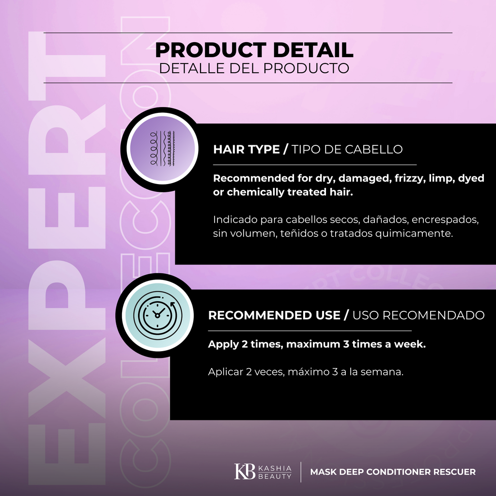 Mask Deep Conditioner Rescuer 250ml by Kashia Beauty