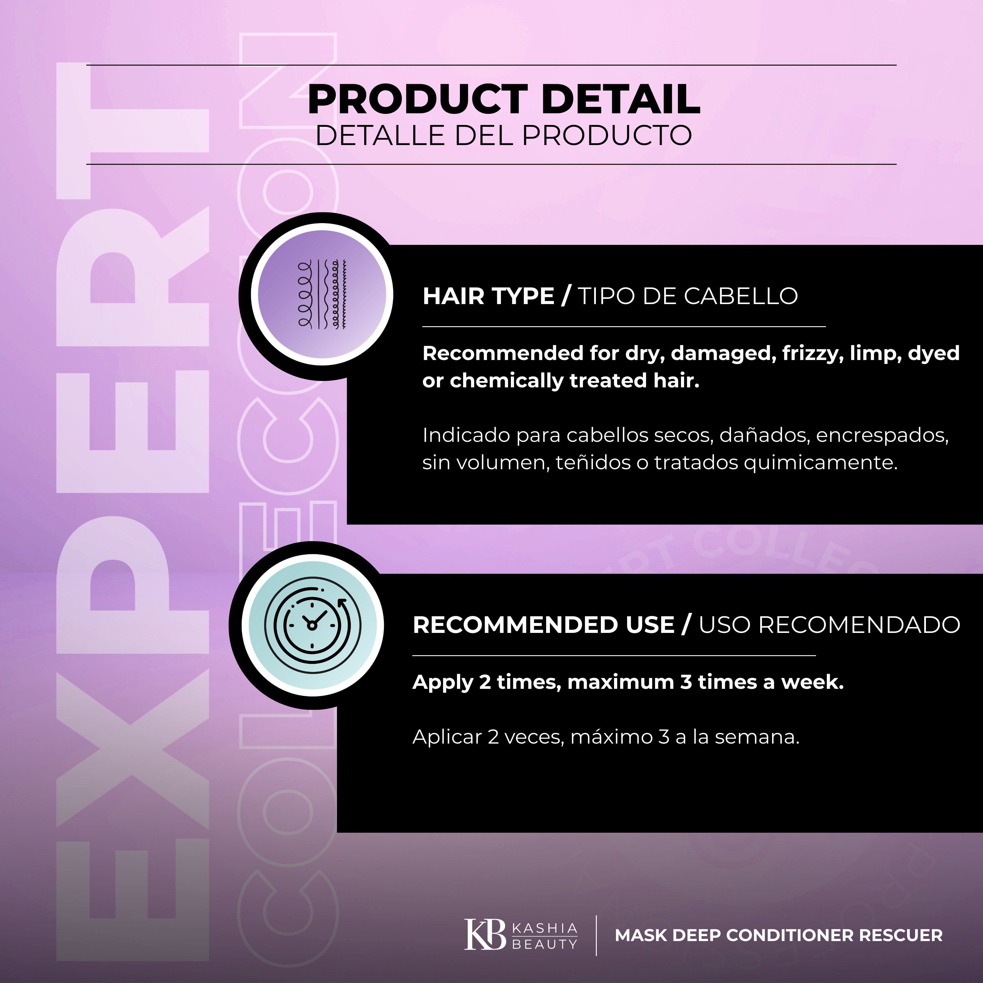 Mask Deep Conditioner Rescuer 250ml by Kashia Beauty
