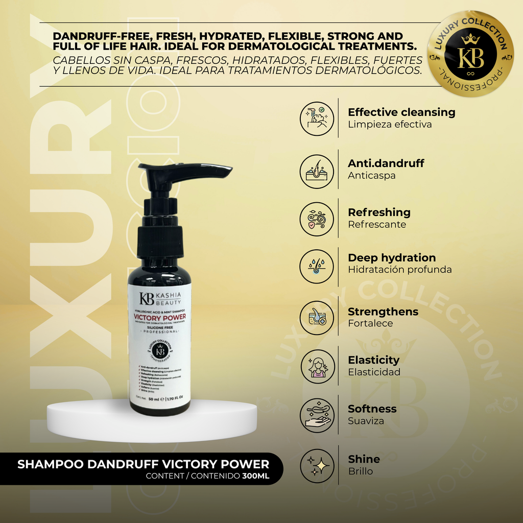 Shampoo Dandruff Victory Power 50ml by Kashia Beauty