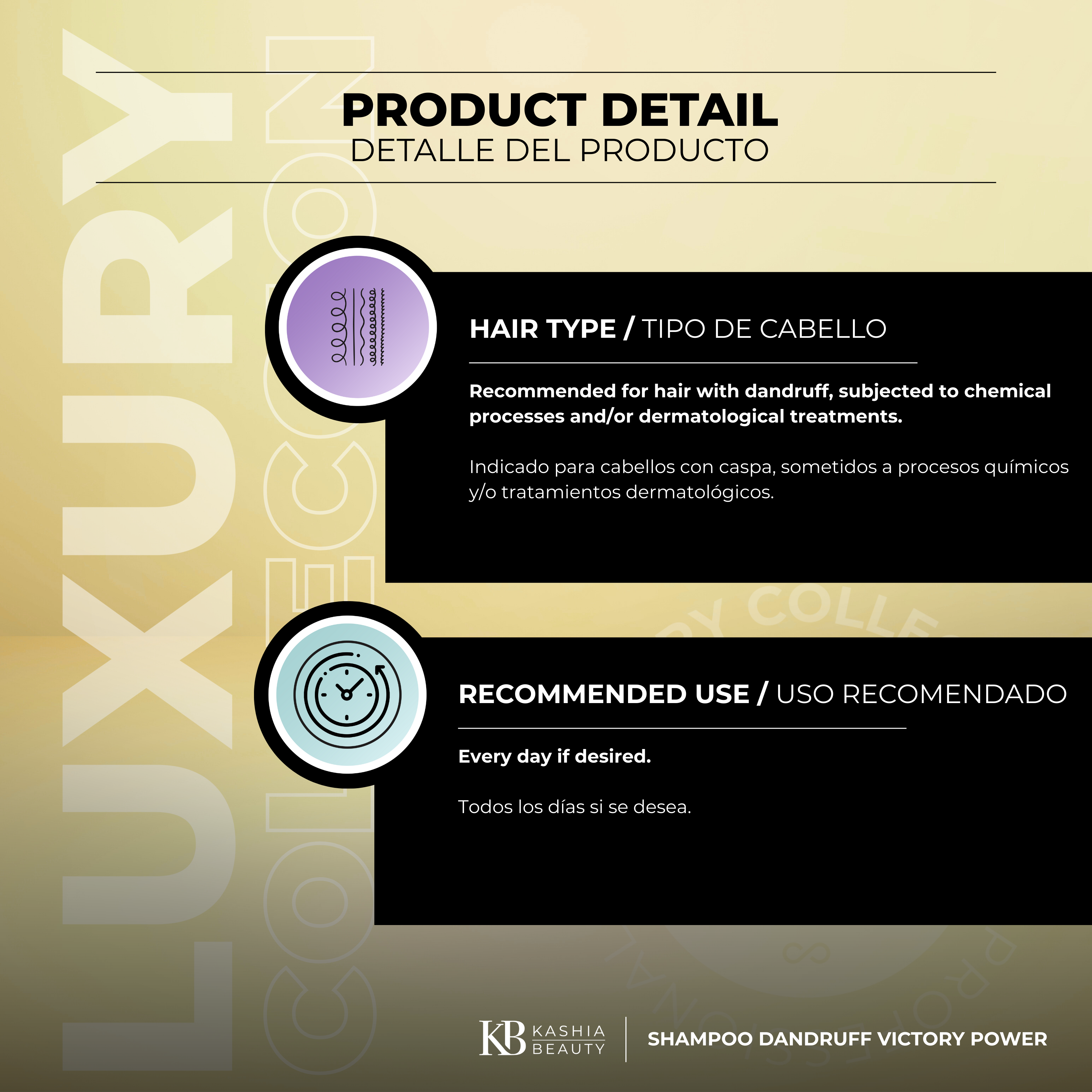 Shampoo Dandruff Victory Power 50ml by Kashia Beauty