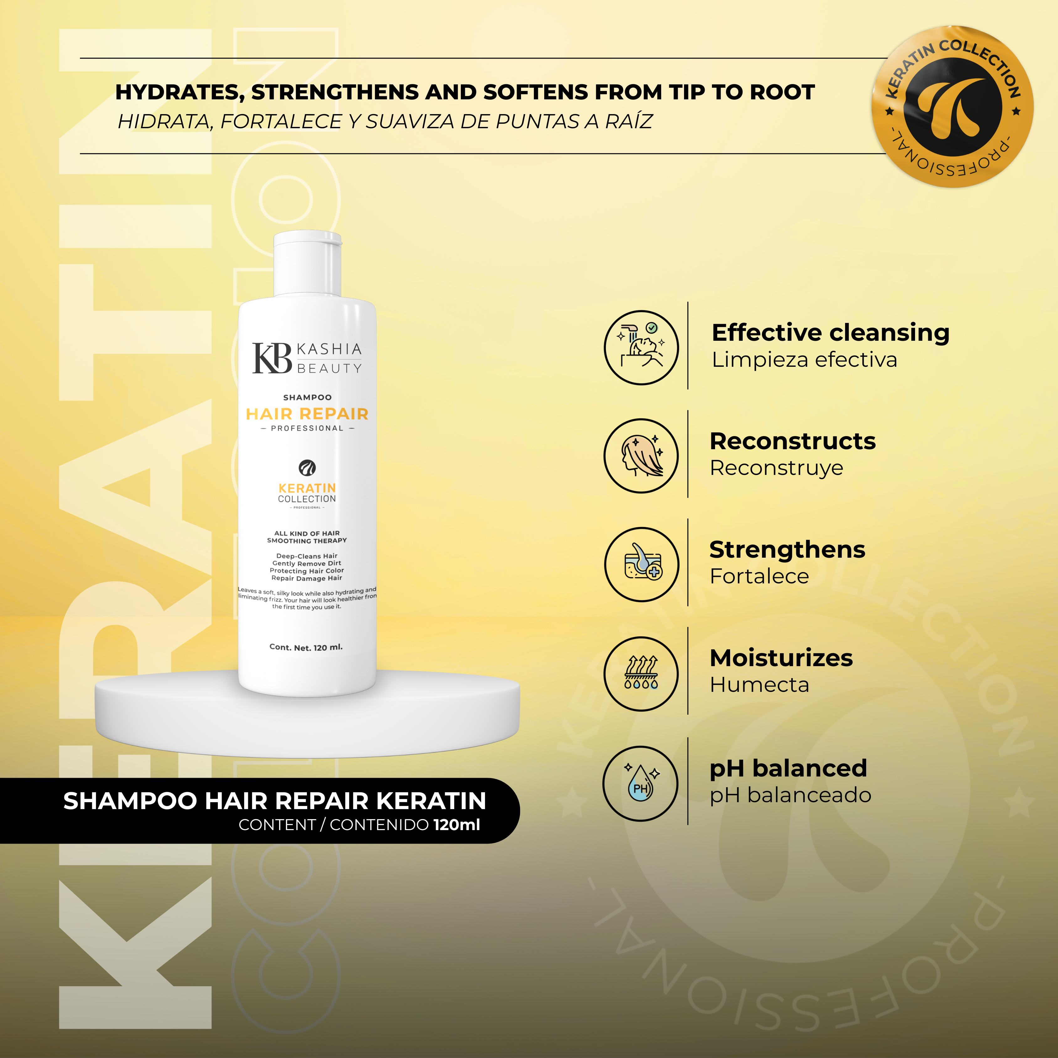 Treatment Keratin Travel Kit by Kashia Beauty