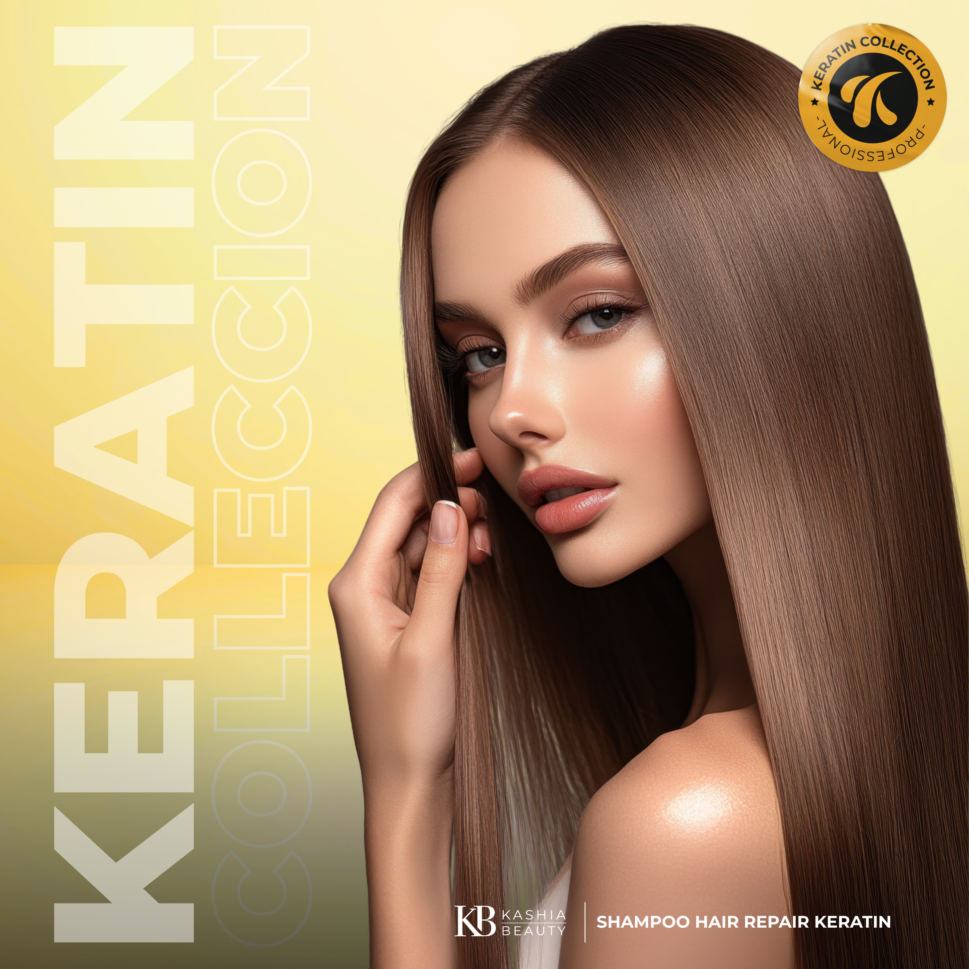 Shampoo and Conditioner Hair Repair Keratin by Kashia Beauty