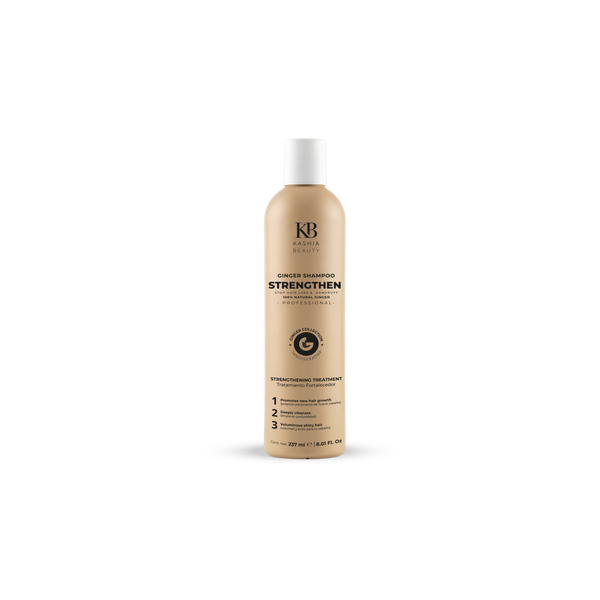 Shampoo Ginger Strengthen 237ml by Kashia Beauty