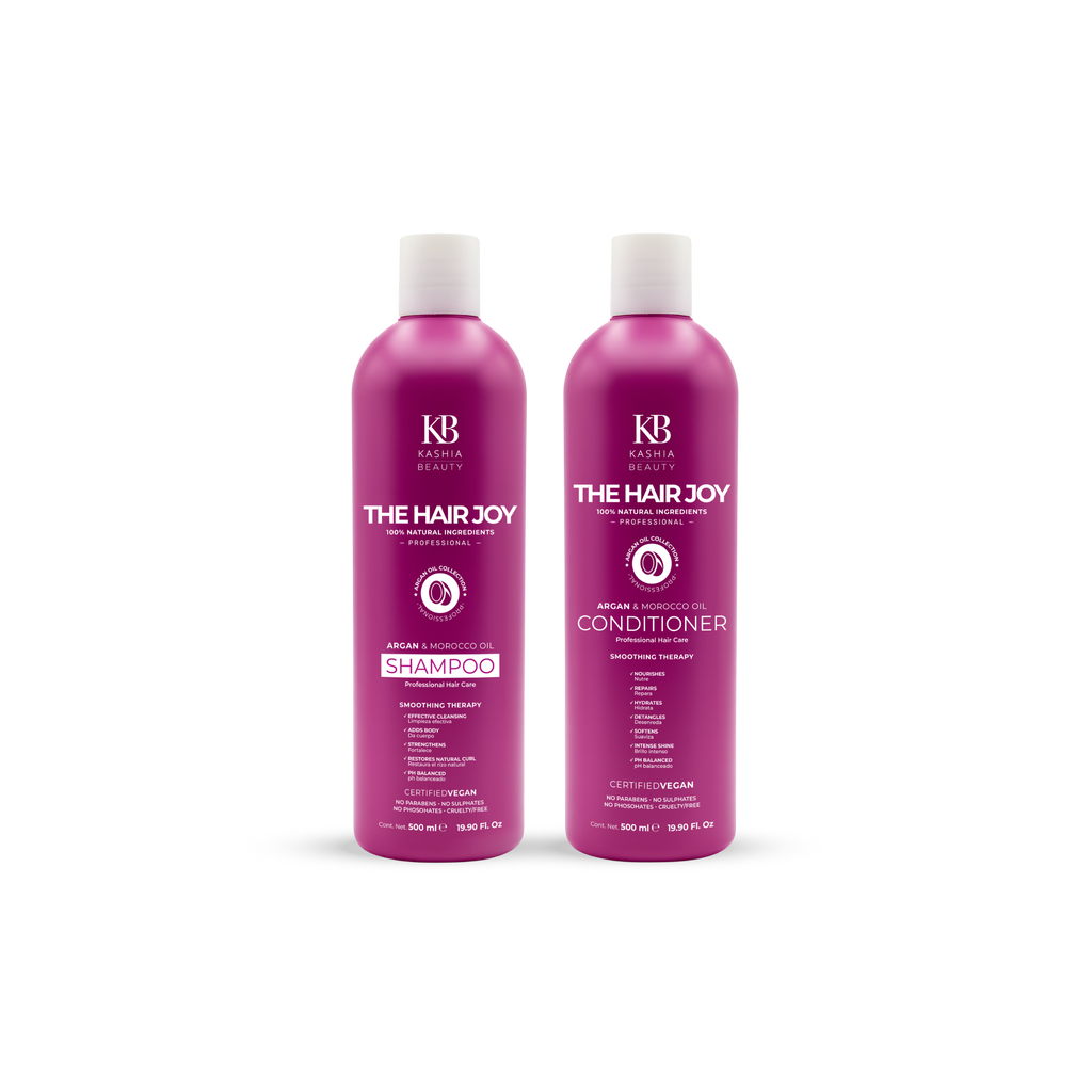Shampoo and Conditioner Argan The Hair Joy Argan 500ml by Kashia Beauty