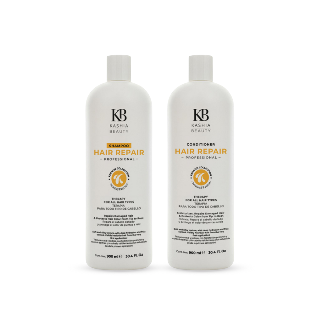 Shampoo and Conditioner Hair Repair Keratin by Kashia Beauty