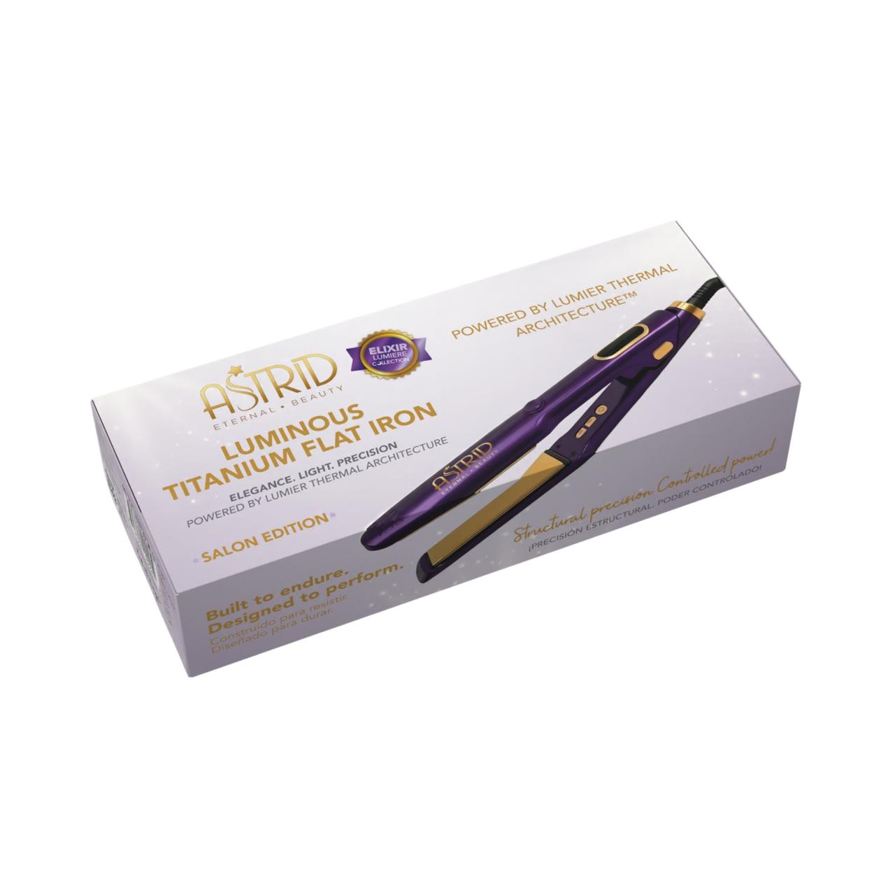 Luminous Titanium Flat Iron by Astrid